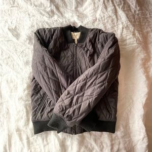 Aritzia Quilted Bomber Jacket